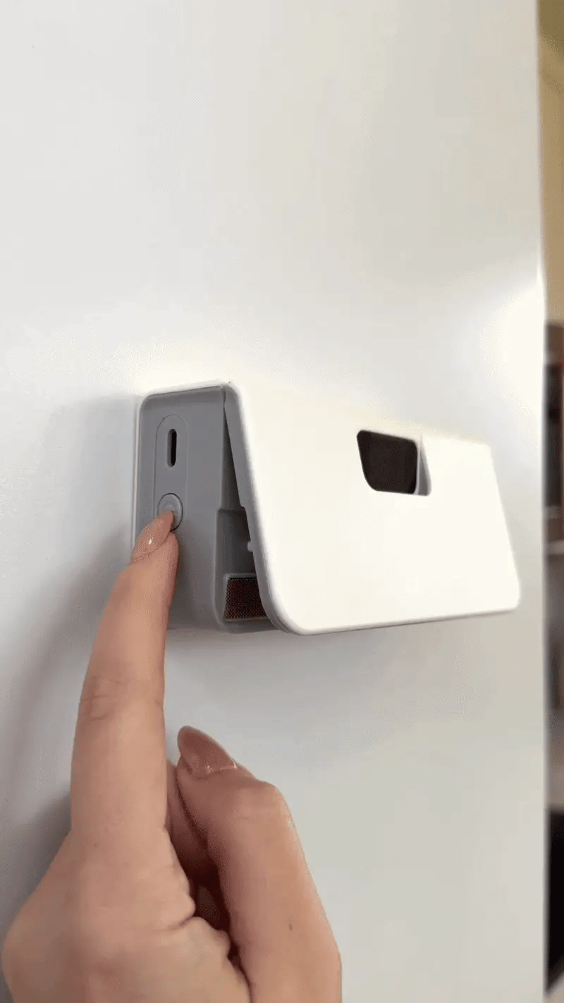 Magnetic Bag Sealer attaching to a refrigerator